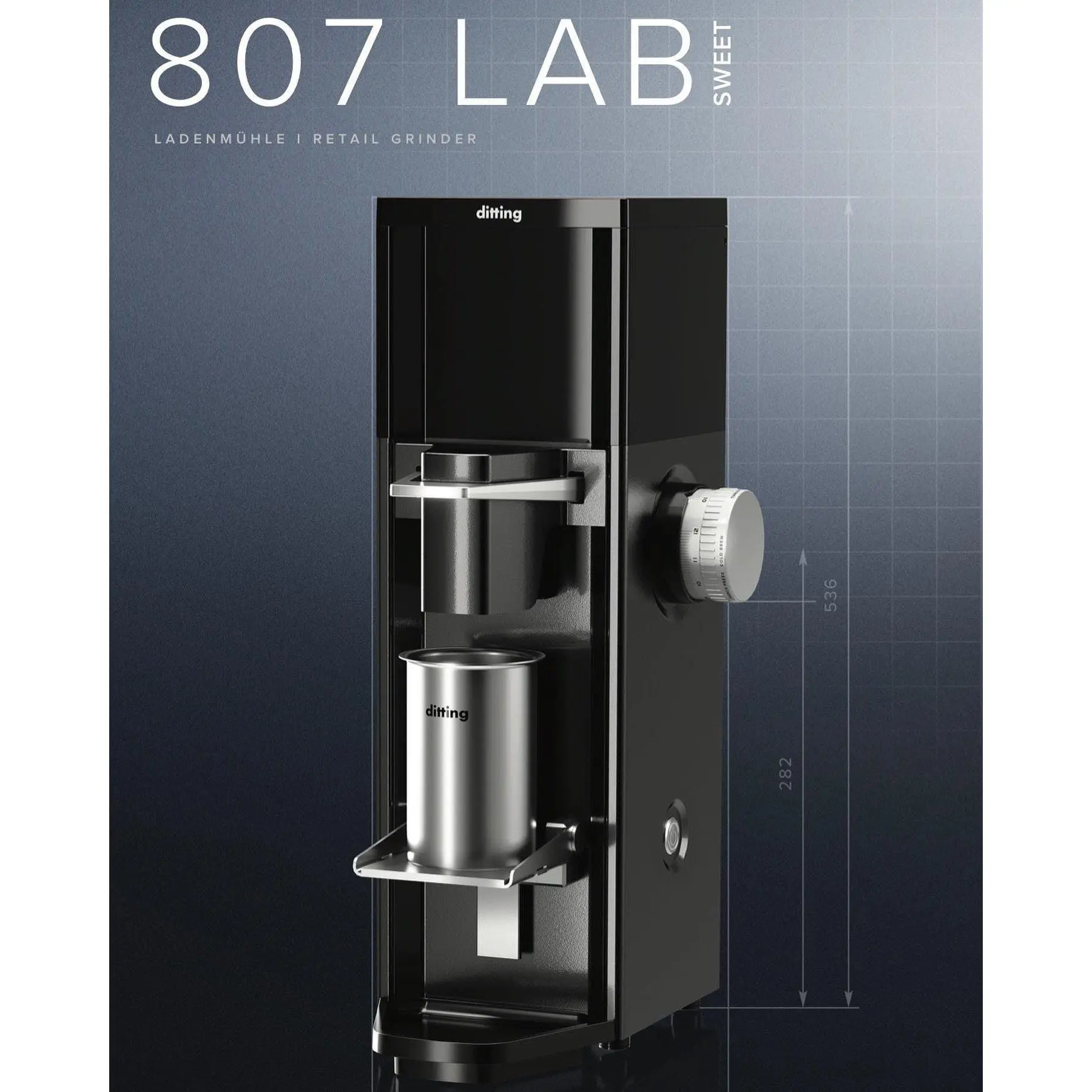 Ditting 807 Lab Sweet Coffee Grinder - Image 4